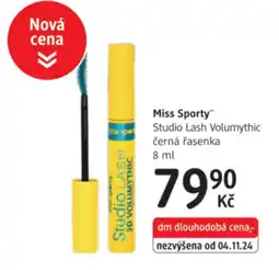 dm drogerie Miss Sporty Studio Lash Volumythic černá řasenka nabídka