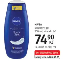 dm drogerie NIVEA sprchový gel nabídka