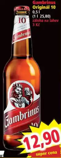 Norma Gambrinus Originál 10 nabídka