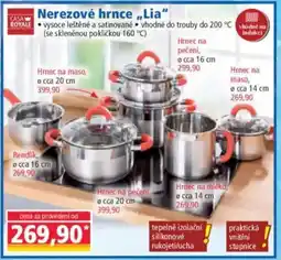 Norma Nerezové hrnce,,Lia" nabídka