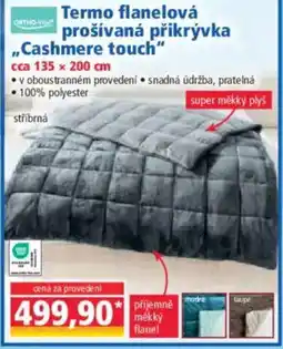 Norma Termo flanelová prošívaná přikrývka ,,Cashmere touch" nabídka