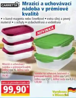 Norma Mrazicí a uchovávací nádoba v prémiové kvalitě nabídka