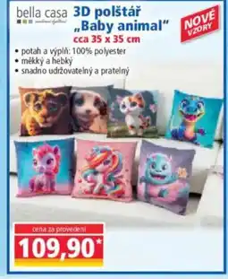 Norma 3D polštář „Baby animal" nabídka