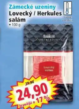 Norma Zámecké uzeniny Lovecký / Herkules salám nabídka