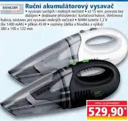 Norma Ruční akumulátorový vysavač nabídka