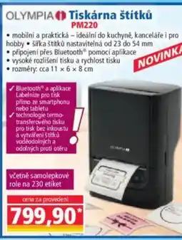 Norma Tiskárna štítků nabídka