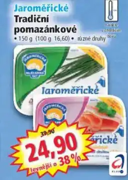 Norma Jaroměřické Tradiční pomazánkové nabídka