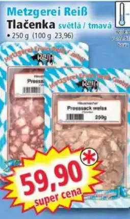 Norma Metzgerei Reiß Tlačenka světlá/tmavá nabídka