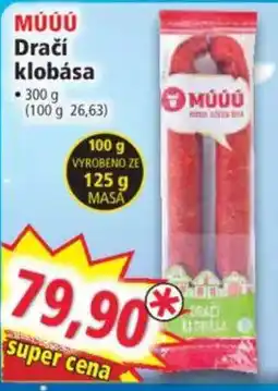 Norma MÚÚÚ Dračí klobása nabídka