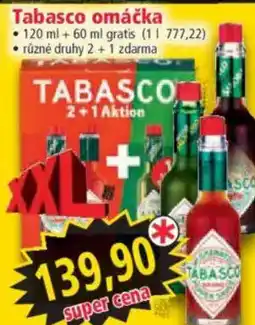 Norma Tabasco omáčka nabídka