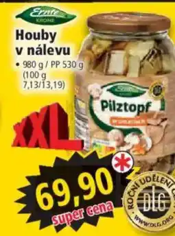 Norma Houby v nálevu nabídka