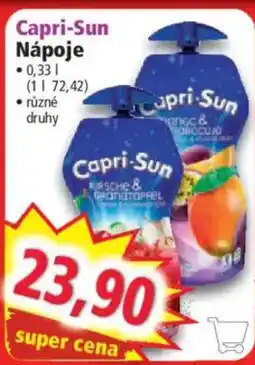 Norma Capri-Sun Nápoje nabídka