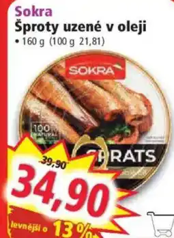 Norma Sokra Šproty uzené v oleji nabídka