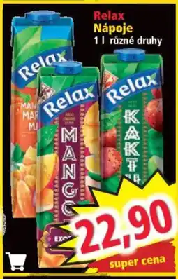 Norma Relax Nápoje nabídka