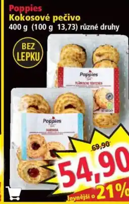 Norma Poppies Kokosové pečivo nabídka