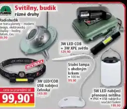 Norma Svítilny, budik nabídka