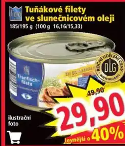 Norma Tuňákové filety ve slunečnicovém oleji nabídka