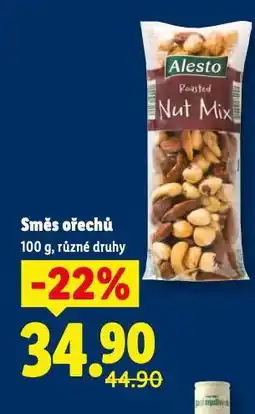 Lidl Směs ořechů nabídka