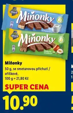 Lidl Miňonky nabídka
