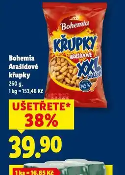 Lidl Bohemia arašídové křupky nabídka