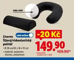 Lidl Šíjový / viskoelastický polštář nabídka