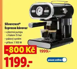 Lidl Espresso kávovar nabídka