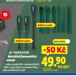 Lidl Montážní / demontážní nářadí nabídka