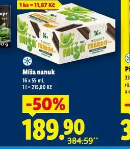 Lidl Míša nanuk nabídka