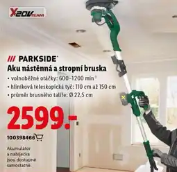 Lidl Parkside aku nástěnná a stropní bruska nabídka