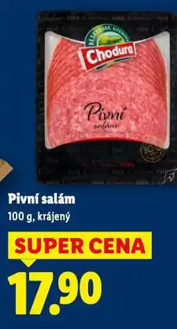 Lidl Pivní salám nabídka