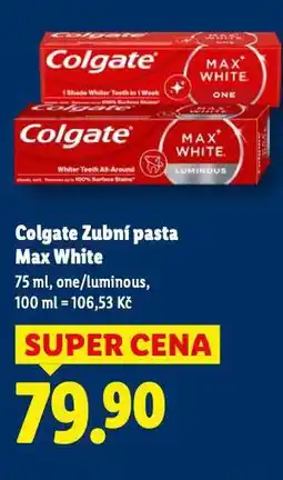 Lidl Colgate zubní pasta nabídka