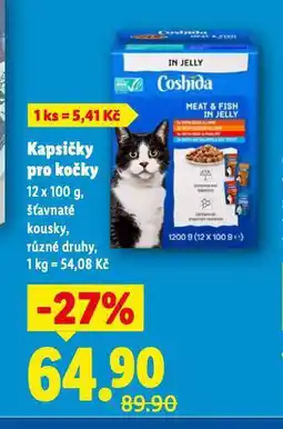 Lidl Coshida kapsičky pro kočky nabídka