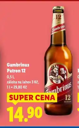 Lidl Pivo gambrinus nabídka