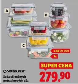 Lidl Sada skleněných dóz nabídka