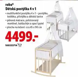 Lidl Dětská postýlka nabídka