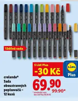 Lidl Cerlando sada oboustranných popisovačů nabídka
