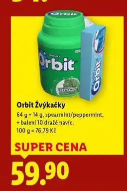 Lidl Orbit žvýkačky nabídka