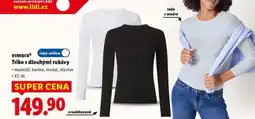 Lidl Esmara triko s dlouhými rukávy nabídka