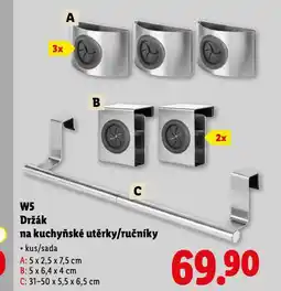 Lidl Držák na kuchyňské utěrky nabídka