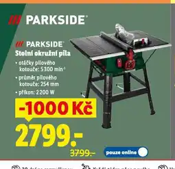 Lidl Parkside stolní okružní pila nabídka