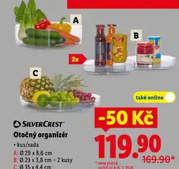 Lidl Otočný organizér nabídka