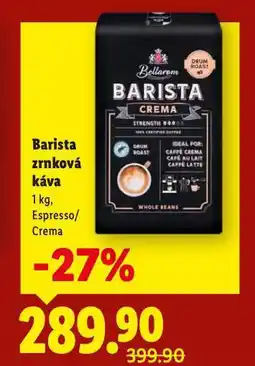 Lidl Káva barista nabídka
