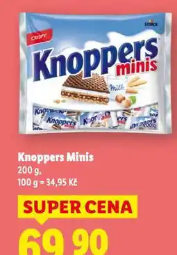 Lidl Knoppers minis nabídka