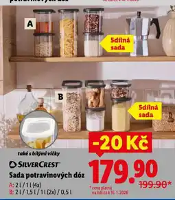 Lidl Sada potravinových dóz nabídka