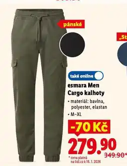 Lidl Cargo kalhoty nabídka