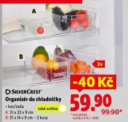 Lidl Organizér do chladničky nabídka