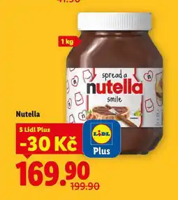 Lidl Nutella nabídka