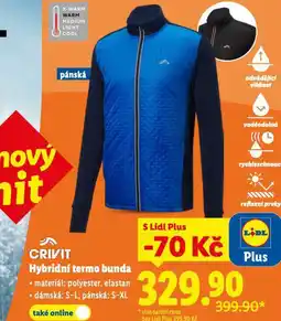 Lidl Hybridní termo bunda nabídka