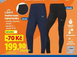 Lidl Funkční termo tepláky nabídka