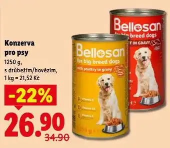 Lidl Konzerva pro psy nabídka